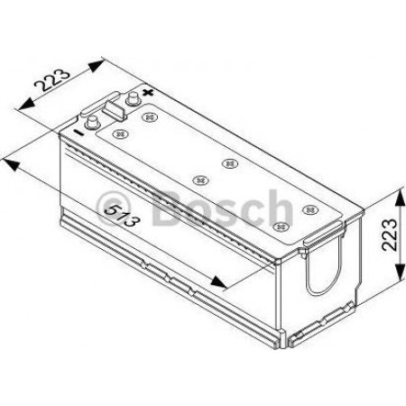 Bateria de arranque IVECO 370, Ônibus, 01.1976 - 12.1999 BOSCH 0 092 T40 780