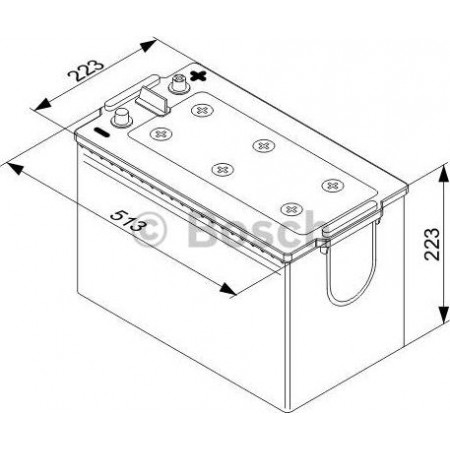 Bateria de arranque MERCEDES-BENZ SK, 07.1987 - 09.1996 BOSCH 0 092 T50 770