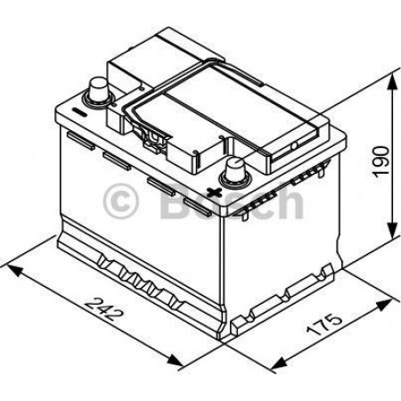 Batterie de démarrage BOSCH 0 092 T30 050