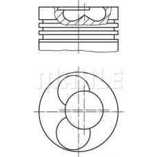 Piston VW NEW BEETLE (9C1, 1C1), Hatchback, 01.1998 - 11.2010 MAHLE 030 40 00