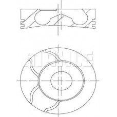 Pistão RENAULT KANGOO Express (FC0/1_), 08.1997 - MAHLE 021 58 00