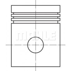 Pistone 795 050 OPEL ASTRA G ASTRA G CLASSIC ASTRA G-KOMBI COMBO TOUR COMBO-MINIVAN CORSA C MERIVA A VECTRA B VECT OPEL CORSA C (X01), Hatchback, 09.2000 - 12.2009 MAHLE 012 12 03