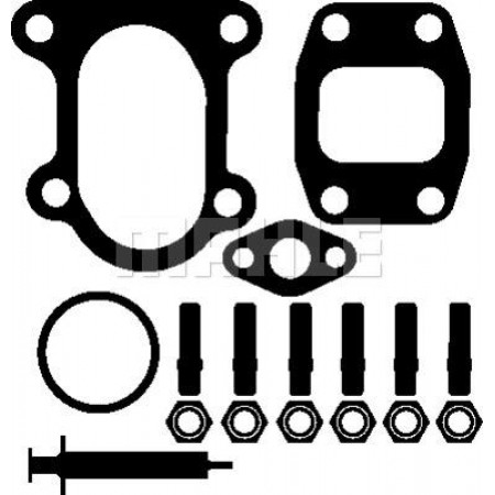 Ensemble de montage. turbocompresseur Kit de montage turbocompresseur MERCEDES ATEGO ATEGO 2 CITO O 520 UNIMOG VARIO B670 B6 MERCEDES-BENZ ATEGO 2 (970.27), 01.2004 - MAHLE 001 TA 17023 000