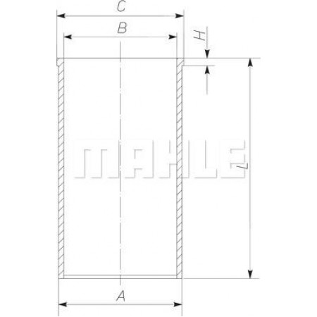Camisa de cilindro Línea cilindro 89mm VAUXHALL MOVANO Mk I (X70), Cabina y Chasis, 10.1998 - 12.2010 MAHLE 021 WV 34 00