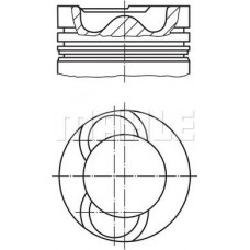 Se adapta al pistón 8151 050. VW CRAFTER 30-35 CRAFTER 30-50 2.5D 04.06-05.13 VW CRAFTER 30-50 (2F_), Marco de soporte, 04.2006 - 12.2016 MAHLE 028 09 02