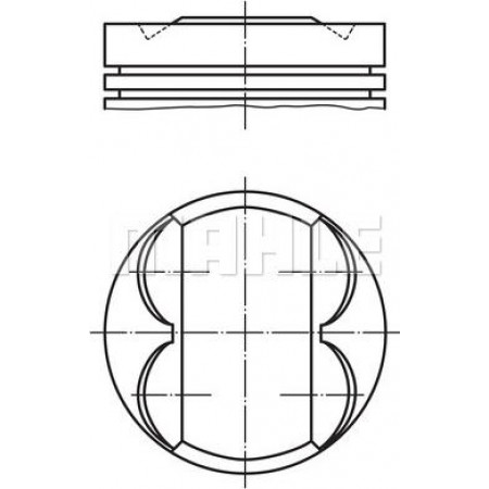 Kolben 734 CHEVROLET AVEO OPEL ADAM CORSA D CORSA D-HATCHBACK CORSA E CORSA E-HATCHBACK 1.2-1.2LPG 12.09- OPEL CORSA E (X15), Schrägheck-Van, 09.2014 - MAHLE 011 PI 00113 000