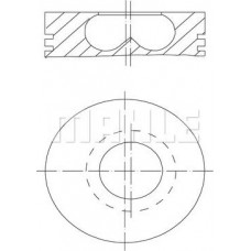 Piston 84 STD BMW 1 F20 1 F21 1 F40 2 F22 F87 2 F23 2 F45 2 G42 G87 2 GRAN COUPE F44 2 GRAN TOURER F46 2 GRAN TOU BMW 1 (F20), Van, 03.2015 - 06.2019 MAHLE 081 PI 00123 000