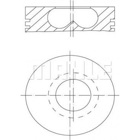 Piston 845 050 BMW 1 F20 1 F21 1 F40 2 F22 F87 2 F23 2 F45 2 G42 G87 2 GRAN COUPE F44 2 GRAN TOURER F46 2 GRAN TO BMW 1 (F20), Van, 03.2015 - 06.2019 MAHLE 081 PI 00123 002