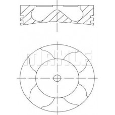 Piston OPEL ASTRA G (F70), Estate Van, 09.1998 - 04.2005 MAHLE 012 11 00
