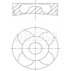 Zuigerdiameter 120 mm STD FAP MAN NEOPLAN PLAXTON TEMSA MAN HOCL LIONS CITY LIONS COACH LIONS R MAN LIONS REGIO, Bus, 01.2004 - MAHLE 229 37 00