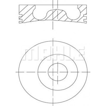 Diamètre du piston 104mm STD CASE IH JX NEW HOLLAND T4000 T5000 T6000 T7000 F4GE0684C-NEF6F4GE0684C MAHLE 010 27 00