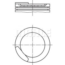 Kolben OPEL KADETT E Combo (T85), Van, 01.1986 - 07.1994 MAHLE 011 08 11
