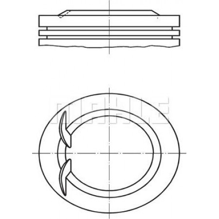 Zuiger OPEL ASTRA G (T98), Sedan, 03.1998 - 12.2009 MAHLE 011 02 00