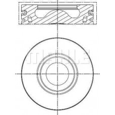 Pistão 865 CITROEN JUMPER FORD RANGER TOURNEO CUSTOM V362 TRANSIT TRANSIT CUSTOM V362 TRANSIT V363 PEUGEOT BOXER 2.2D 03.1 FORD TRANSIT V363 (FCD, FDD), Van, 08.2013 - MAHLE 013 PI 00137 002