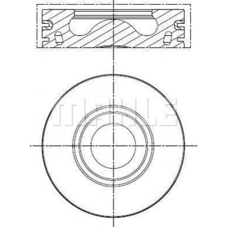 Se adapta al pistón 86 STD. CITROEN JUMPER II FORD RANGER TOURNEO CUSTOM V362 TRANSIT TRANSIT CUSTOM V362 TRANSIT V363 PEUGEOT BOXER 2.2 FORD TRANSIT V363 (FAD, FBD), Autobús, 08.2013 - MAHLE 013 PI 00137 000