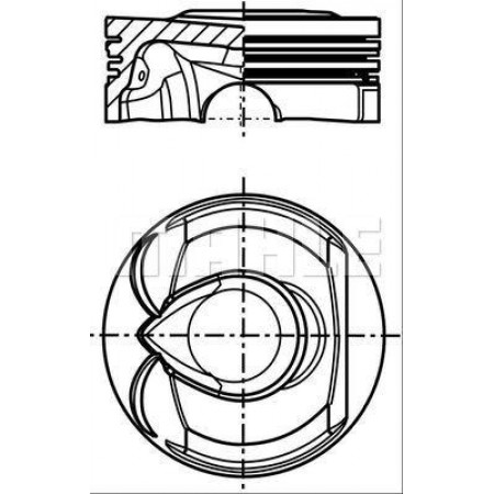 Il pistone 77 si adatta. CITROEN C4 C4 GRAND PICASSO I C4 I C4 PICASSO I DS3 MINI R56 R57 R58 CLUBMAN R55 PEUGEOT 207 208 I 3008 PEUGEOT RCZ (4J****), Vano, 03.2010 - 12.2015 MAHLE 039 PI 00123 000