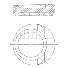 Pistón VW GOLF IV (1J1), Fastback, 08.1997 - 12.2007 MAHLE 030 68 01
