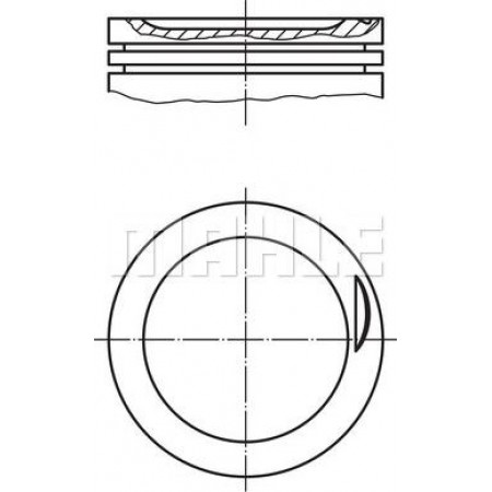 Kolben AUDI A4 (8H7, B6, 8HE, B7), Cabrio, 01.2002 - 12.2009 MAHLE 030 83 02