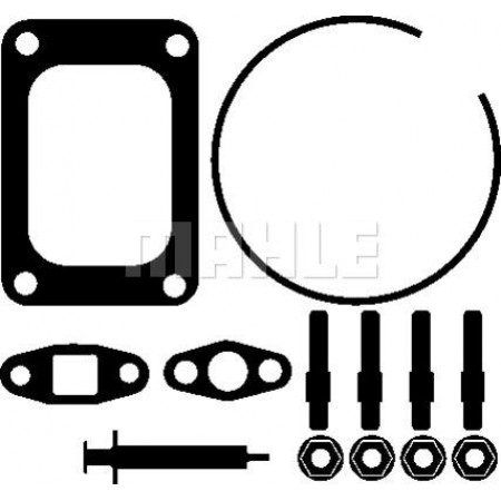 Conjunto de montaje. turbocompresor Kit de montaje de turbocompresor VOLVO 9700 9900 FH FH II FM FMX FMX II D13A480-D13K540 VOLVO FM (VTR3R), 09.2005 - MAHLE 038 TA 18618 000