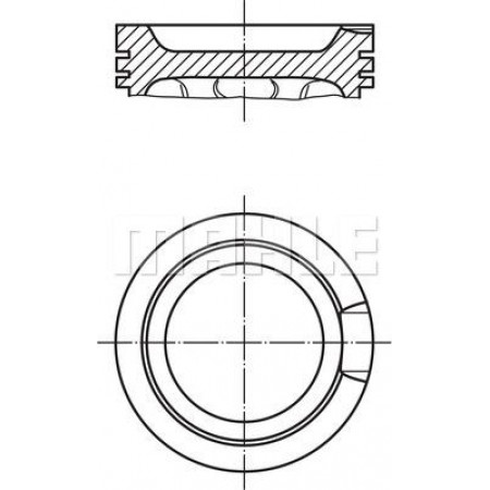 Piston VW BORA Variant (1J6), Touring, 05.1999 - 05.2005 MAHLE 033 16 01