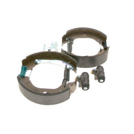Conjunto de sapatas de freio Conjunto de tambor de freio As molas do cilindro da sapata de freio se encaixam. FORD TRANSIT 2.0D-2.4D 01.00-05.06 FORD TRANSIT (FA_), Van, 01.2000 - 05.2006 BOSCH 0 204 114 194