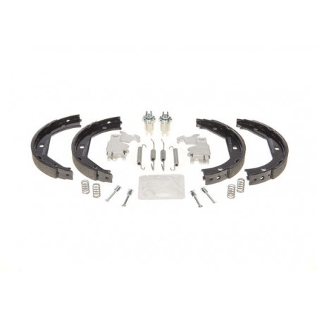 Set saboti frana. frana de mana Set tambur frana sabot cilindru arcuri se potriveste. BMW 1 E81 1 E82 1 E87 1 E88 2 F22 F87 3 E4 BMW 3 - IV (E46), Sedan, 12.1997 - 05.2005 BOSCH 0 204 113 806