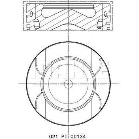 Il pistone 84 si adatta. NISSAN PRIMASTAR OPEL VIVARO A RENAULT GRAND SCENIC III KOLEOS I LATITUDE MEGANE MEGANE III SCENIC III TRAFIC II RENAULT KOLEOS I (HY_), Crossover, 09.2008 - MAHLE 021 PI 00134 000