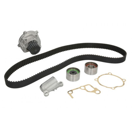 Ensemble de pompe à eau de courroie de distribution L'ensemble de courroie de distribution de tendeur de pompe à eau convient. MAZDA 3 5 6 2.0D 06.02-12.10 MAZDA 6 (GH), Hayon, 08.2007 - 07.2013 BOSCH 1 987 946 954