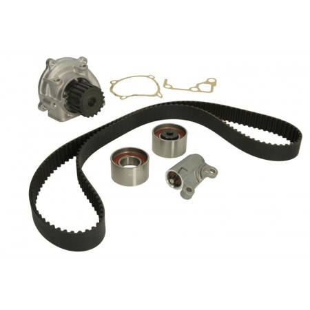 Ensemble de pompe à eau de courroie de distribution L'ensemble de courroie de distribution de tendeur de pompe à eau convient. MAZDA 3 6 MPV II 2.0D 06.02-12.10 MAZDA 6 (GG), Berline, 06.2002 - 12.2008 BOSCH 1 987 946 955