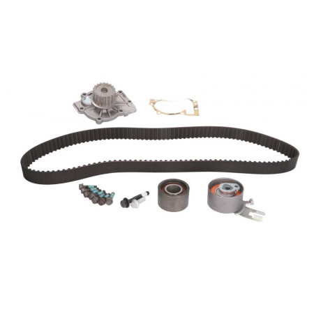 Set cinghia di distribuzione per pompa dell'acqua Il set di cinghie di distribuzione del tenditore della pompa dell'acqua è adatto. VOLVO C30 C70 II S40 II S60 II S8 VOLVO S40 II (544), Berlina, 12.2003 - 12.2012 BOSCH 1 987 946 910