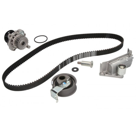 Set cinghia di distribuzione per pompa dell'acqua Il set di cinghie di distribuzione del tenditore della pompa dell'acqua è adatto. AUDI A3 A4 B5 TT SEAT ALHAMBRA CO VW GOLF IV (1J1), Hatchback, 08.1997 - 12.2007 BOSCH 1 987 946 493