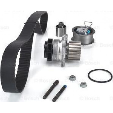 Zahnriemen-Wasserpumpensatz Steuersatz Wasserpumpen-Spannriemen passt. AUDI A2 VW JETTA III 1.2D-1.9D 03 VW CADDY III (2KB, 2KJ, 2CB, 2CJ), Van, 03.2004 - 05.2015 BOSCH 1 987 946 477
