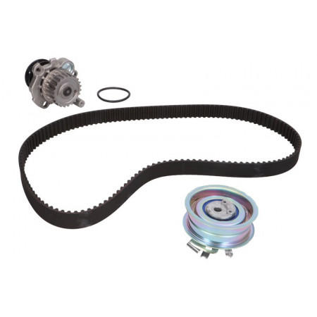 Set pompa apa curea dintata Timing set belt pulley water pump fits. AUDI A4 B6 A6 C4 SEAT ALHAMBRA LEON VW BORA BORA I CADDY BOSCH 1 987 946 392