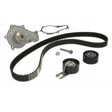 Ensemble de pompe à eau de courroie de distribution L'ensemble de courroie de distribution de tendeur de pompe à eau convient. VOLVO C30 S40 II S80 II V40 V50 V PEUGEOT 407 SW (6E_), Break, 08.2004 - 12.2010 BOSCH 1 987 948 721