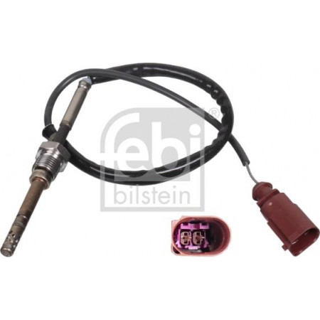 Sensor. exhaust gas temperature Exhaust temperature sensor before DPF AUDI A4 ALLROAD B8 A4 B8 A5 A6 ALLRO AUDI A4 Avant IV (8K5, B8), Tourism, 11.2007 - 12.2015 Febi Bilstein 100851
