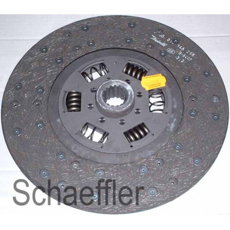 Organische koppelingsplaat 280 mm vol profiel RENAULT 400 500 600 90 D226-3-D4.203 LUK 328 0070 16