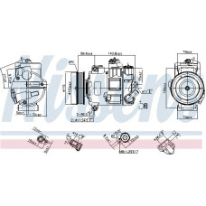 Compressor. Aircocompressor AUDI A1 A3 A6 ALLROAD C6 Q2 Q3 TT CUPRA ATECA SEAT ALHAMBRA ANDEREN ANDEREN VW POLO (6R), Van, 03.2009 - Nissens 890632