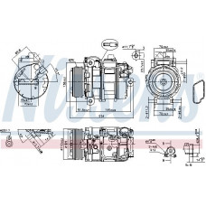 Compressor. Aircocompressor BMW 1 E81 1 E82 1 E87 1 E88 3 E90 3 E91 3 E92 3 E93 5 E60 5 E61 6 E63 6 BMW 1 (E82), Coupé, 10.2006 - 10.2013 Nissens 890390