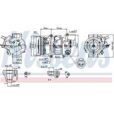 Kompressor. Klimaanlage Klimakompressor TOYOTA AURIS AVENSIS COROLLA MATRIX VERSO 1.6-1.8-2.0 11.06-10.18 TOYOTA AVENSIS III (_T27_), Limousine, 11.2008 - 10.2018 Nissens 89314