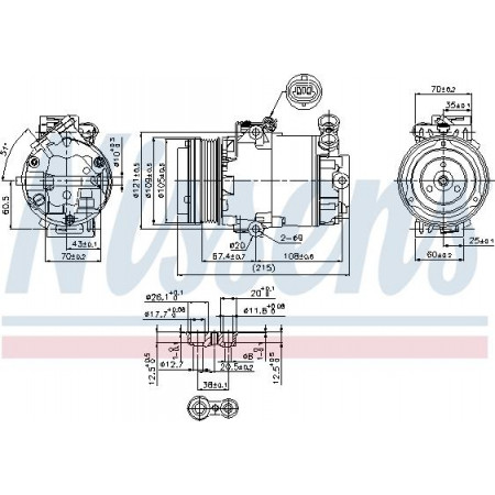 Compressore. aria condizionata Compressore aria condizionata OPEL ASTRA G ASTRA G-KOMBI ZAFIRA A 2.0D-2.2D 02.98-10.05 OPEL ASTRA G (T98), Touring, 02.1998 - 07.2004 Nissens 89322