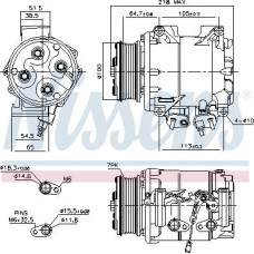 Kompressor. Klimaanlage Klimakompressor passt. HONDA ACCORD VII CR-V II 2.0-2.4 09.01-05.08 HONDA CR-V II (RD_), Crossover, 09.2001 - 07.2007 Nissens 89242