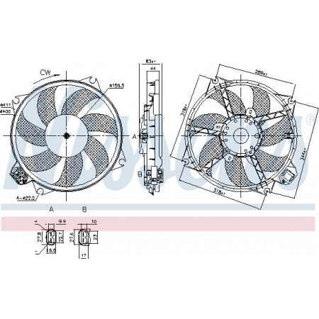 Ventilator. radiator Ventilator radiator se potriveste. RENAULT FLUENCE GRAND SCENIC III MEGANE MEGANE III MODUS SCENIC III 1.2- RENAULT MEGANE III Grandtour (KZ0/1), Turism, 11.2008 - Nissens 85989