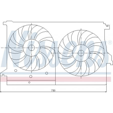 Ventilator. radiator Ventilator radiator cu carcasa SAAB 9-3 2.0-2.2D-2.3 02.98-08.03 SAAB 9-3 let (YS3D), Sabrioleta, 02.1998 - 08.2003 Nissens 85404