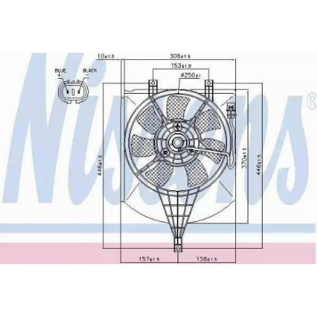 Lüfter. Kühler Kühlerlüfter mit Gehäuse VOLVO S40 I 1.6-1.8 03.99-12.03 VOLVO S40 I (644), Limousine, 07.1995 - 12.2004 Nissens 85407