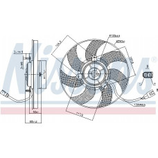 Motor electric.ventilator Ventilator radiator AUDI A1 A3 TT SEAT ALTEA ALTEA XL IBIZA IV IBIZA IV SC IBIZA IV ST VW CC (358), Compartiment, 11.2011 - 12.2016 Nissens 85680