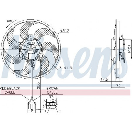 Lüfter. Kühler Kühlerlüfter passt. OPEL ASTRA H ASTRA H GTC ASTRA H-KOMBI ZAFIRA B ZAFIRA B-MINIVAN 1.6-1.9D 01.04-04.15 Nissens 850072