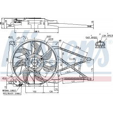 Fan. radiator Radiatorventilator met behuizing past. OPEL ASTRA G ASTRA G CLASSIC ASTRA G-KOMBI ASTRA H ZAFIRA AZ OPEL ASTRA G (T98), Cabriolet, 03.2001 - 10.2005 Nissens 85185