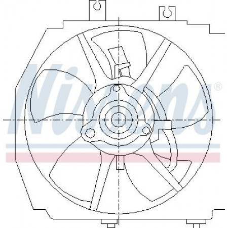 Ventilator. radiator Ventilator radiator cu carcasa MAZDA 323 F VI 323 S VI 1.9-2.0 09.98-05.04 MAZDA 323 F VI (BJ), Hatchback, 09.1998 - 05.2004 Nissens 85381