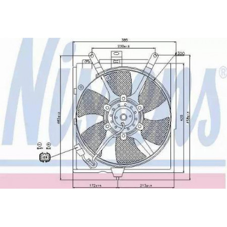 Ventilator. radiator Ventilator radiator cu carcasa VOLVO S40 I V40 1.9D 07.95-08.99 VOLVO S40 I (644), Sedan, 07.1995 - 12.2004 Nissens 85299