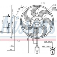 Elektrischer Lüftermotor Kühlerlüfter OPEL ASTRA G ASTRA H ASTRA H CLASSIC ASTRA H GTC ZAFIRA B ZAFIRA B- VAUXHALL ASTRA Mk V (A04), Schrägheck, 01.2004 - 09.2009 Nissens 85754